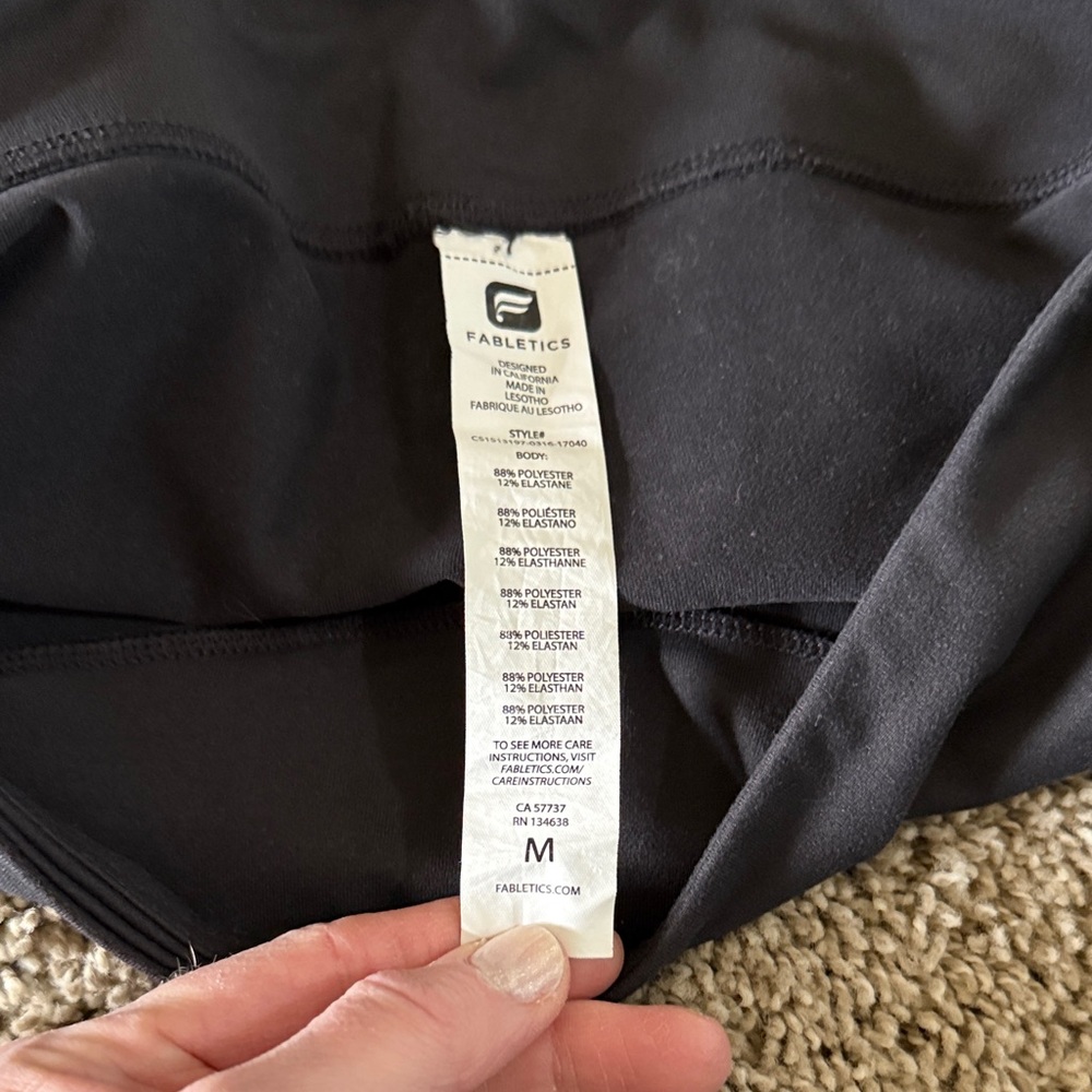 Fabletics Midnight Cropped Pants - image 3